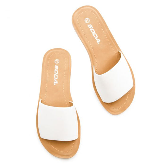 Efron White Kids Sandals
